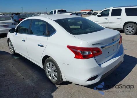 2018 Nissan Sentra S из США, поврежденный, VIN 3N1AB7APXJY347476